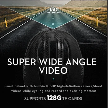 1080P Bukósisakot Cserélhető 1500mAh Li-Akkumulátor Smart Camera Sisak Hang Sisak 5V-2A-GPS Közúti Biztonsági Felnőtt Férfiak Nők