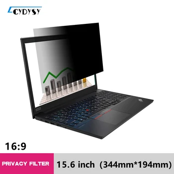 15.6 inch Anti-Vakító fény Adatvédelmi Szűrő Képernyő Védő Fólia Szélesvásznú Laptop16:9 Arány