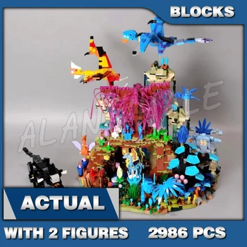 2986pcs Ötletek MOC Avatar a Lelkek Fája A Megvilágított Világ Pandora 3005 építőkocka Készlet Kompatibilis a Gyerekek Tégla