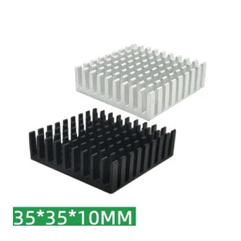 2DB Alumínium hűtőborda 35 * 35 * 10mm elektronikus hűtőborda chip hűtőborda modul, hűtő Radiátor