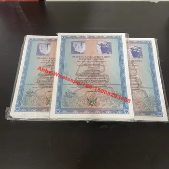 300pcs Zimbabwe Vintage GOOGOLPLEX Konténerek UV Sorozatszám Bankjegy Lapozzunk kézműves pénzt Gyűjthető Üzleti Ajándékok