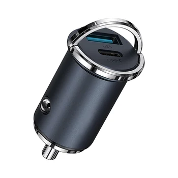 45W Könnyű, C Típusú USB Hatékony Univerzális Mobiltelefon Autós Töltő Adapter Hordozható Automatical Gyors, Biztonságos 2 Port