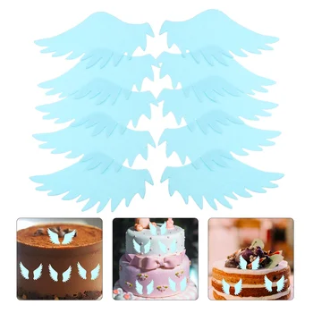 48 Db Esküvői Torta Dekoráció Angyal Szárny Alakú Dekorok Papír Muffin Toplisták Party Kellékek Csokoládé