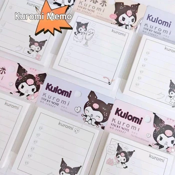 4db Sanrio Kuromi Tér Sticky Notes Rajzfilm Anime Családi Sticky Notes 60 Oldal Diákok Kawaii Emlékeztetők Gyerekek Szép Ajándékok