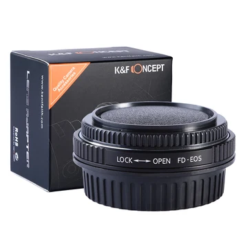 A K&F Koncepció Objektív Adapter Canon FD üveg mount objektív Canon EOS EF-kamera 1DX 5DS 5D3 6D2 7D 700D 750D 760D