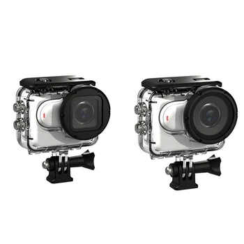 A Shadowstone Insta360 3 Hüvelykujj Sport Kamera Merülés Esetben többfunkciós Hordozható 40M Vízálló tok Könnyű Használni