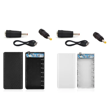 Akkumulátor az Esetben,Hordozható DIY Power Box Dual USB-DC5.5x2.1mm,a DC-3.5x1.35 mm-es a Mobil Router W3JD