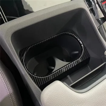 Autó Szénszálas ABS Első középkonzol Csésze Ital tartó Fedelét Trim Autó Stílus Illik a Toyota BZ4X Pro 2022