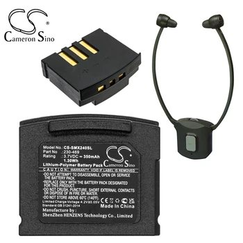 Cameron Kínai Li-Polimer 3,7 V Vezeték nélküli Fülhallgató Akkumulátor Sonomax 2.4 tartomány 2.4 PR Vevő Unisar DH900 TV Hallgatás