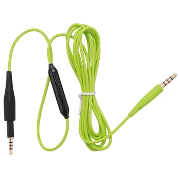 Csere Kábel-Audió Kábel a Mikrofon hangerőszabályzó az AKG K430 K450 K451 K452 Q460 K480 JBL J55 J88 Fejhallgató Zöld