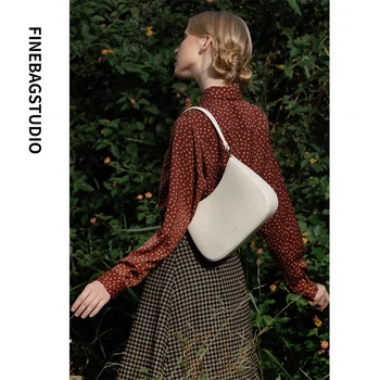 Francia Stick Bag Női 2023 Új Divat Ins Eredeti niche Design Egyszerű, Luxus Hónalj Gombóc válltáska