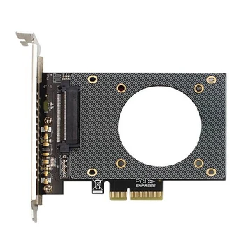Frissítve PH46 U. 2 Pcie Adapter Kelő PCIE X4 U. 2 SFF-8639 Nvme SSD bővítőkártya Egységek