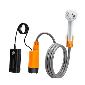 Hordozható Kemping Zuhany USB Tölthető a Tömlő Elektromos Zuhany Utazás