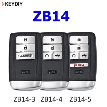 KEYDIY ZB14-3 ZB14-4 ZB14-5 Eredeti KD Intelligens Kulcs ZB Sorozat Kulcsnélküli Menj Távirányító 3/4 Gombot KD-X2 KD-MAX Kulcs Programozó