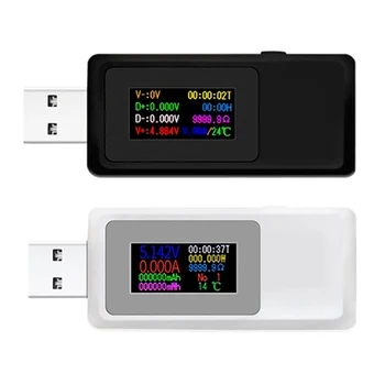 KWS-MX19 USB Voltmérő Amperimetro Aktuális Feszültség Mérő DC4V-30V Hordozható Aktuális Feszültség Kapacitás Teljesítmény Érzékelő Monitor