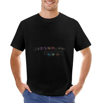 Line 6 Helix Jel Flow-T-Shirt aranyos maximum fekete póló, gyorsan száradó t-shirt pólók, férfi pamut