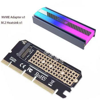 M. 2 PCIE 4.0 Adapter Kártya Pci-e m2-Átalakító NVMe SSD Adapter m2 M Gombot a PCI Express 3.0 x4 2230-2280 Alumínium Hűtőborda