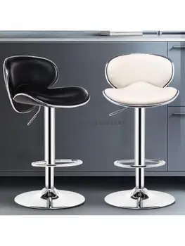 Magas szék szék szék recepció egyszerű, bár szék Északi vas bárpultnál bár szék, bárszék emelő -, forgó