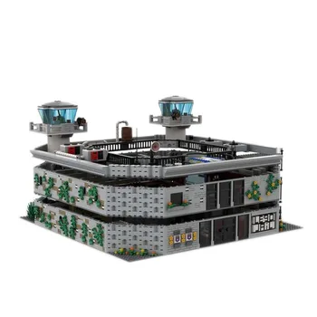 Maximális biztonságú Börtönben Moduláris MOC Kreatív Street View Modell építőkövei Építészeti Oktatás Közgyűlés Modell Játékok, Ajándékok