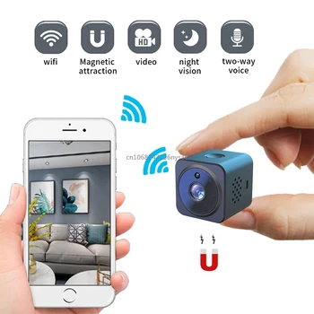 Mini Kamera Smart Home Security Protection AS02 Kamera Kétirányú Hang Kaputelefon Hálózati Kamera, Nagy felbontású Otthoni Biztonsági