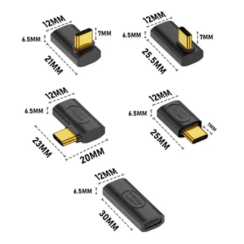 NCHTEK USB4.0 40Gbps 240W USB-C-C Típus PD Adapter Átalakító 8K@60Hz USB-C Adatok OTG Adapter / 1DB