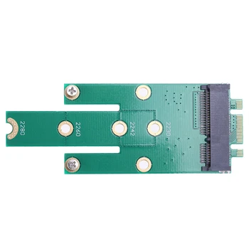 NGFF M. 2 B + M Billentyű megnyomásával mSATA Mini PCI-E SATA 3.0 SSD Férfi Átalakító Kártya