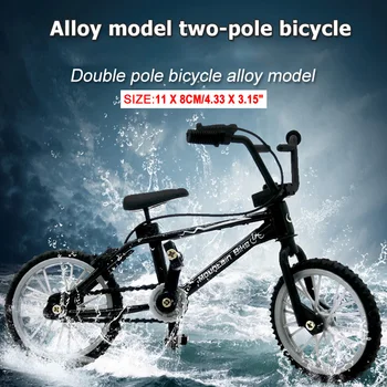 Retro Mini Ujját BMX Kerékpár Közgyűlés Kerékpár Modell Játékok Kütyü Gyerekek Ajándékokat