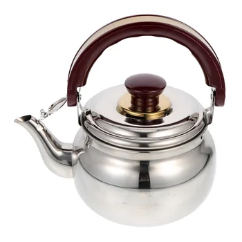 Rozsdamentes Acél Vízforraló Vintage Tea Nagy Kapacitású Tűzhely Pot Kemping Kézi Víz Háztartási Iroda Fűtés