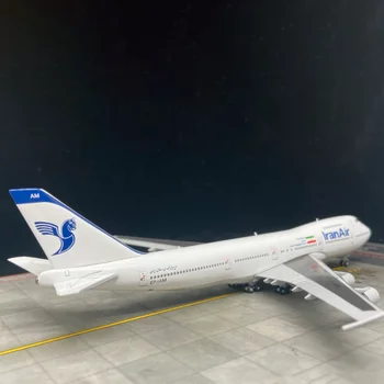 Skála 1:400 BB4-741-005 Airlines Boeing 747-100B EP-IAM Miniatűr Meghalni Öntött Ötvözet Anyag Repülőgép Modell Ajándék Játékok Fiúknak
