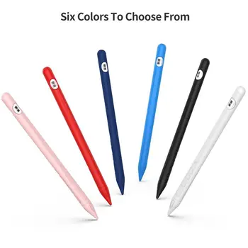Színes Szilikon Touch Toll tok Apple tolltartó Kompatibilis iPad Tablet 4 in1 Touch Pen Stylus védőtasak Borító