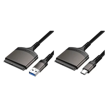 USB 3.0/Típus C-SATA Kábel 7+15/22 Pin -, Számítógép-Csatlakozó Támogatja a Windows/MacOS/Chrome OS/Linux 1 Gbps 2,5 Hüvelykes SSD HDD