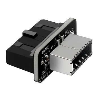 USB3.0 19P/20P ÍRJA-E Adapter TÍPUS-C Helyezze be a Port Átalakító Dugó Max 10 gbps Átviteli Sebesség a Számítógép Alaplap