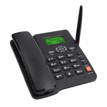 Vezeték nélküli Telefon, Asztali Telefon Támogatja a GSM 850/900/1800/1900MHZ Dual SIM Kártyát 2G Rögzített Vezeték nélküli Telefon, Antenna, Rádió-Riasztó