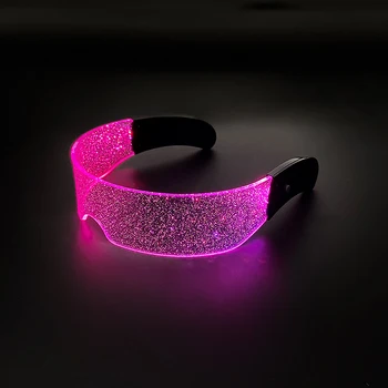 Világító Technológia Szemüveg LED Fantasy Égen Csillag Szemüveg Bár KTV Zenei Fesztivál Hangulat Kellékek Szem Maszk