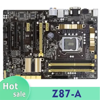 Z87-Egy számítógép alaplap LGA 1150 DDR3 32G asztali alaplap SATA III PCI-E 3.0 X16 100% - os vizsgálat