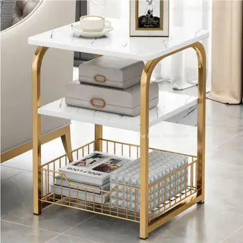 szoba luxus éjjeliszekrények modern kanapé, hálószoba szekrény, fa Márvány Éjjeliszekrény egyszerű sarokban Végén Asztal bútor XY50BT