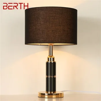 ÁGY Asztal Lámpa, Modern Luxus Design LED Fekete asztali Lámpa, Dekorációs Az Otthoni Ágya mellett