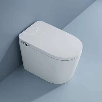 Fürdőszoba intelligens wc, nincs víz tartály, nem a víz a nyomás határérték, teljesen automatikus flip át elektromos wc