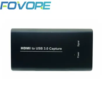 HDMI-digitalizáló Kártya Video Capture Device USB3.0 HDMI-4K-60Hz HDMI USB-HD Videó Rögzítésére Játék Élő Közvetítés Közvetítés MIKROFON